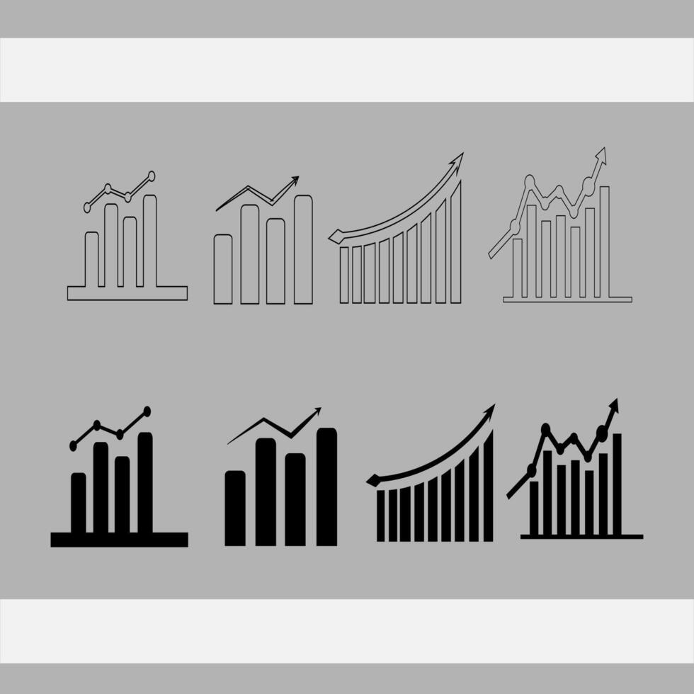 high and low graphic icon. vector