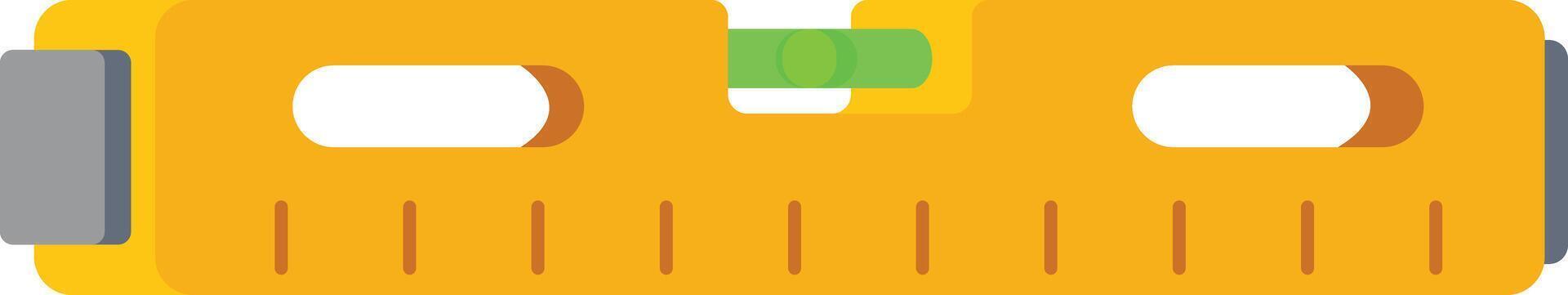 Yellow Leveling Tool vector