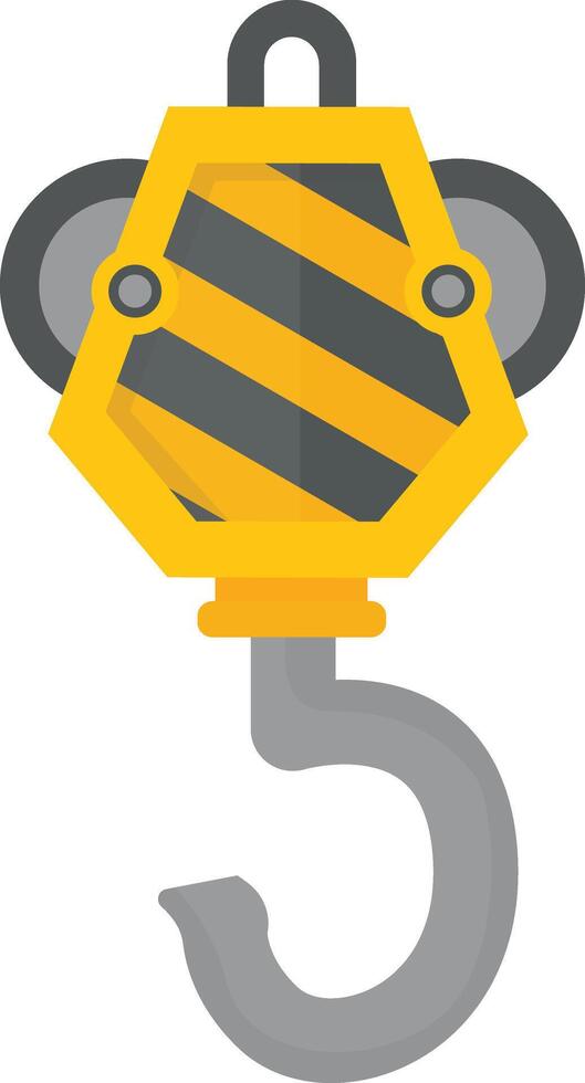 Heavy Duty Lifting Hook vector