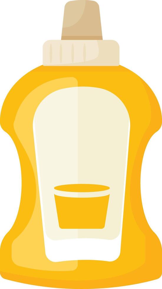Classic Mustard Bottle vector