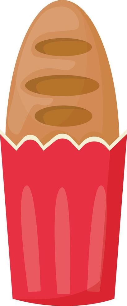 Fresh Baked Bread Loaf vector