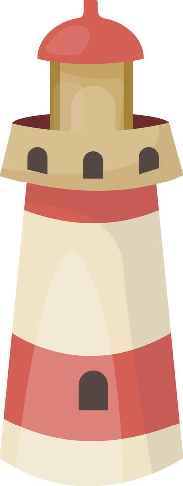 Traditional Old Lighthouse vector