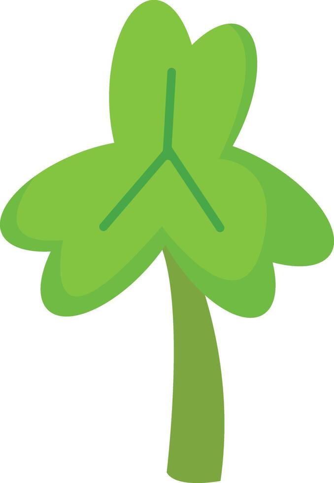 Simple Green Cloverleaf vector