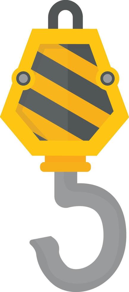 Industrial Lifting Hook vector