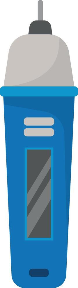 Blue Voltage Tester Tool vector