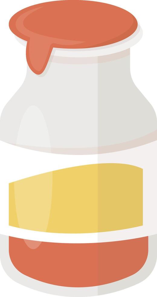 Jar of Fruit Jam vector