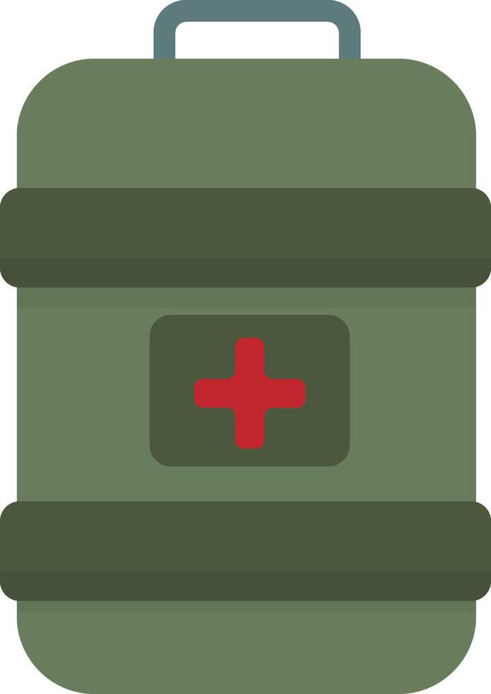 Green First Aid Kit vector