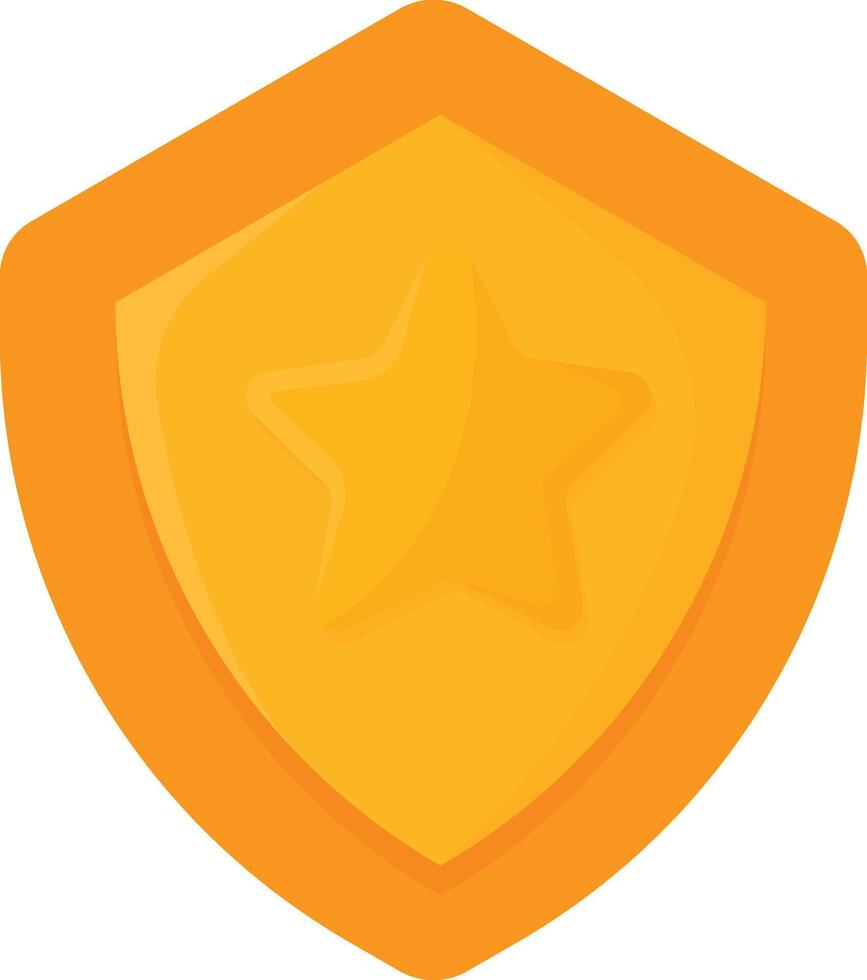 Ornate Golden Shield vector