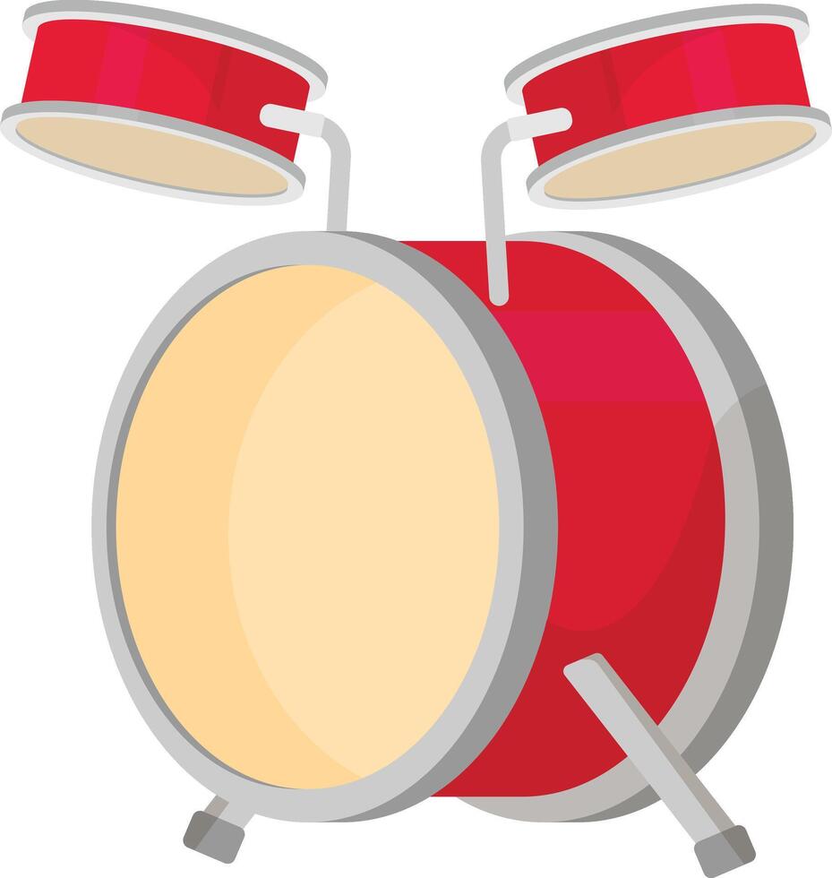 Full Drum Set Kit vector