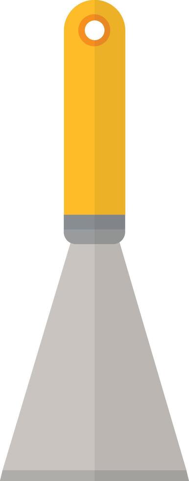 Wide Metal Scraper vector