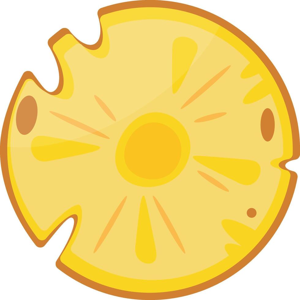 Pineapple Fruit Slice vector