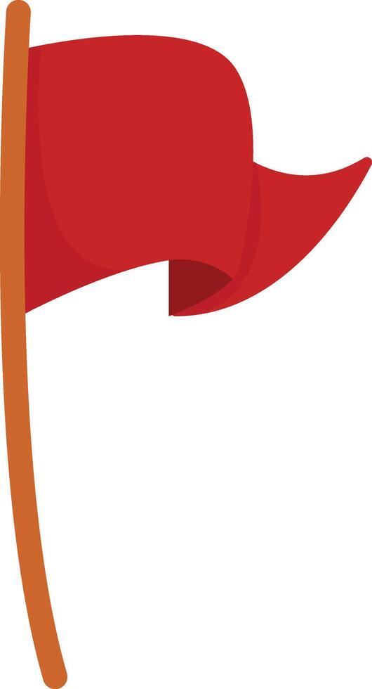 Red Camping Axe vector
