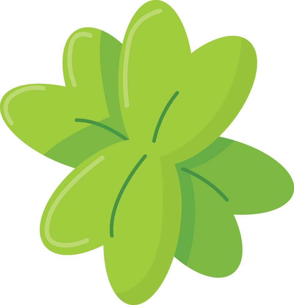 Lucky Three Leaf Shamrock vector