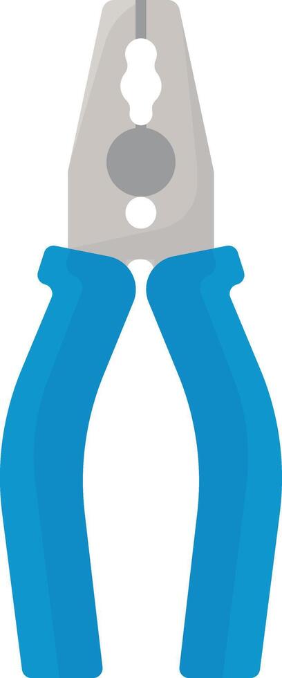 Blue Handle Pliers Tool vector