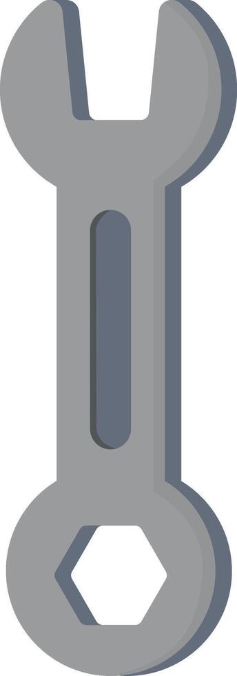 Adjustable Open End Wrench vector