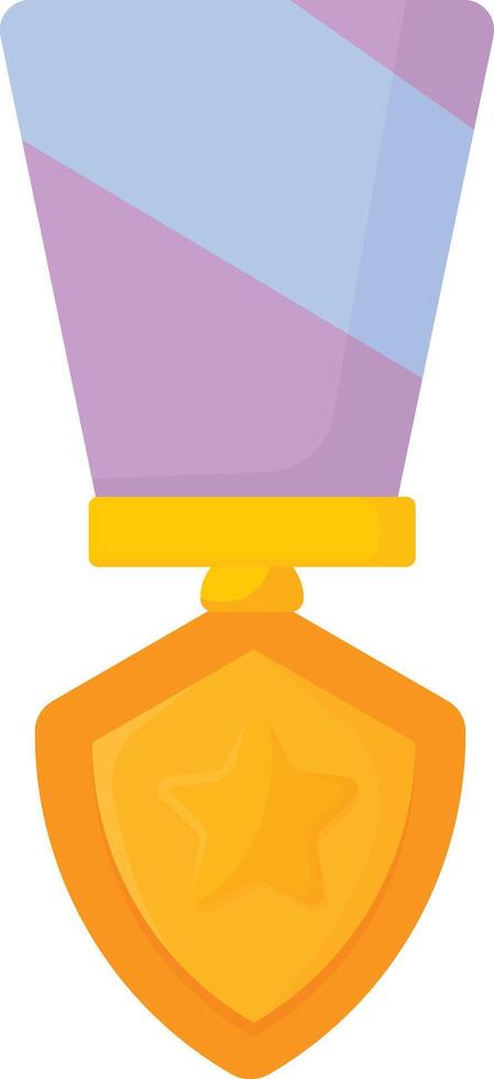 Detailed Gold Pendant vector
