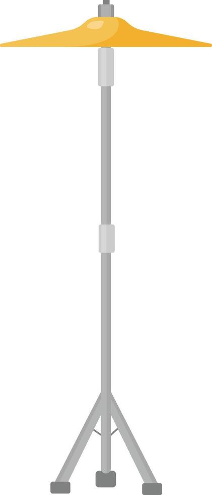 Single Cymbal on Stand vector