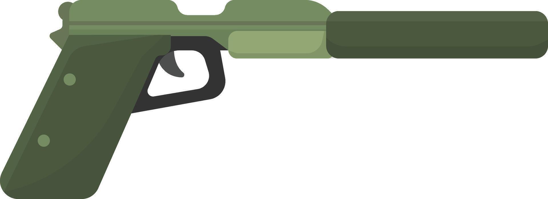 Modern Semi Automatic Handgun vector