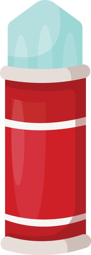 Red Whipped Cream Can vector