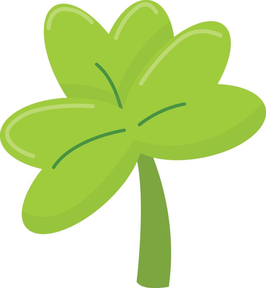 Simple Green Shamrock vector