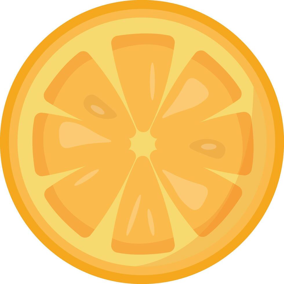 Refreshing Orange Citrus vector