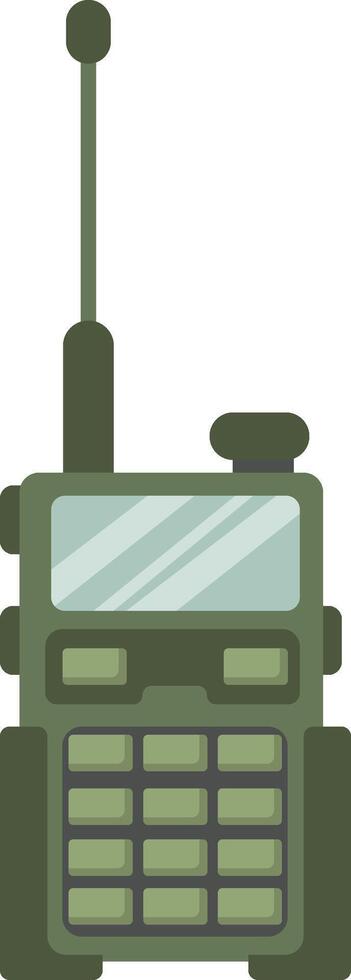 Portable Military Radio vector