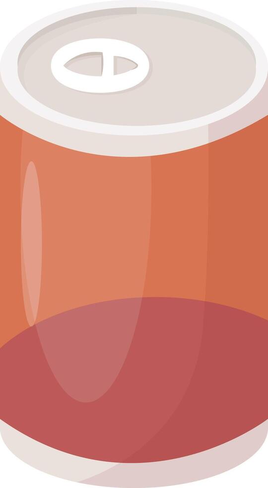 Red Canned Soda vector