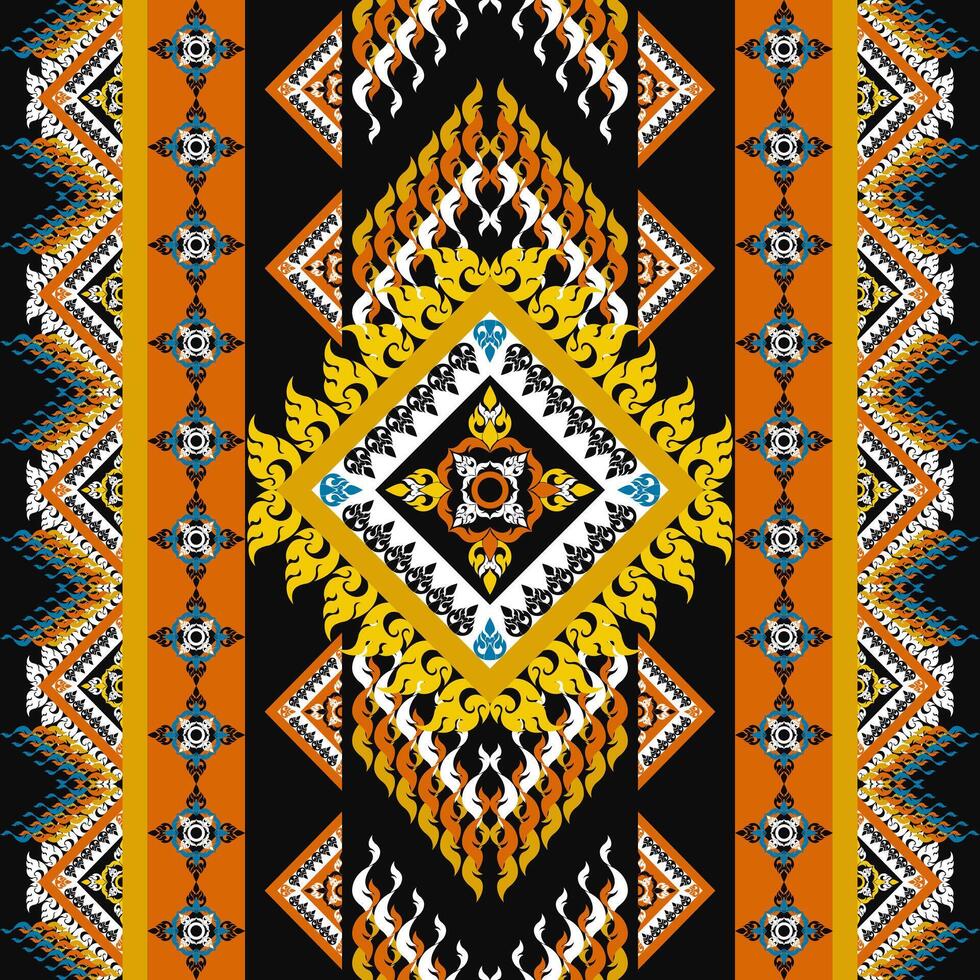 Endless abstract shapes in geometric pattern design. vector
