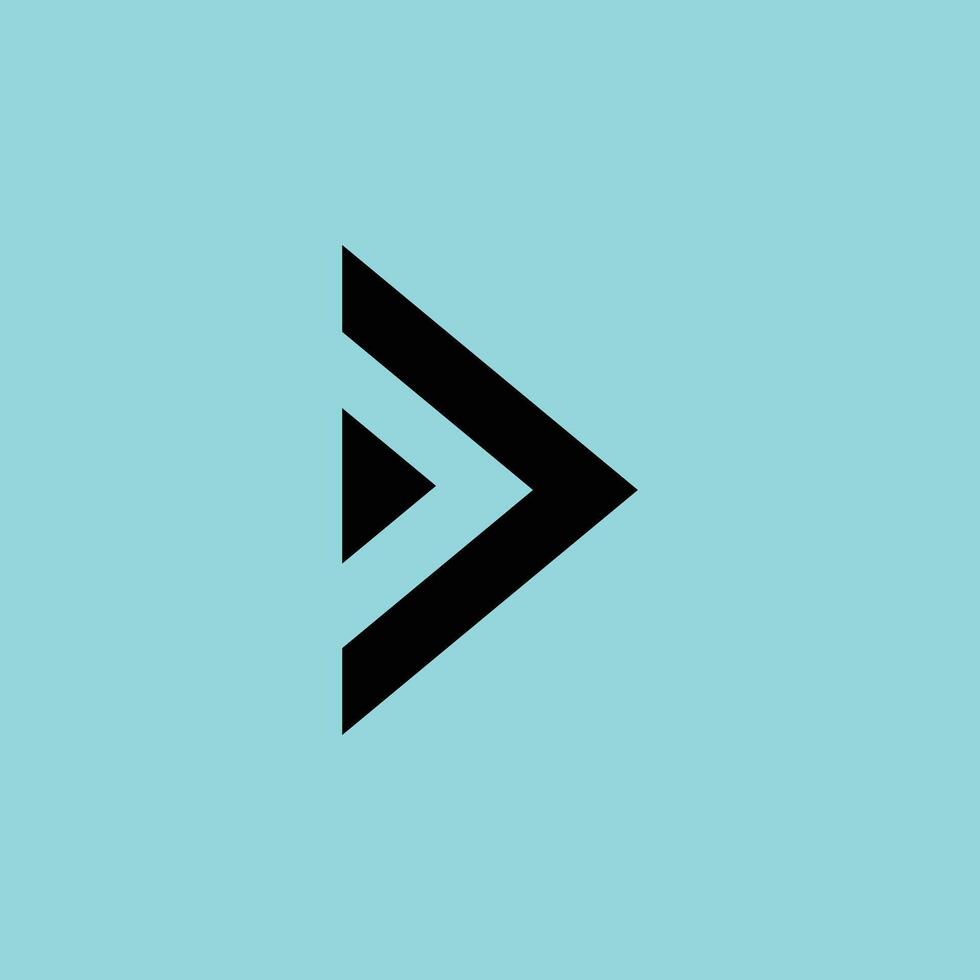 Abstract Arrow Design with Geometric Lines vector