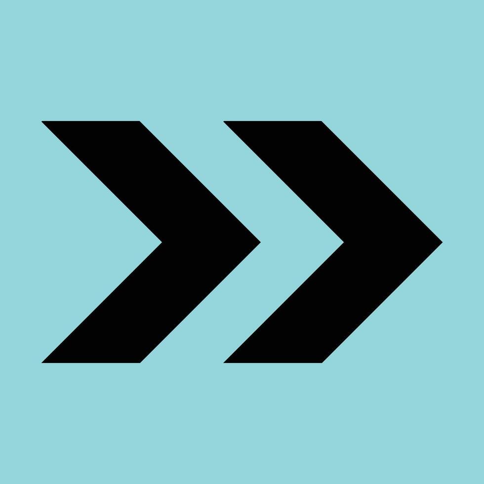 Minimalist Thin Right Arrow Icon, Simple Navigation Symbol for Web and Apps vector