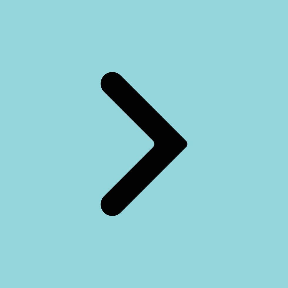Minimal Slanted Right Arrow Icon for Modern Interface and Web Navigation vector