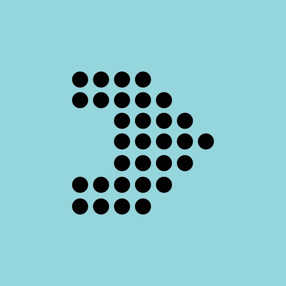 Bold Left Arrow Icon, Strong Direction Symbol for Navigation and Digital Use vector