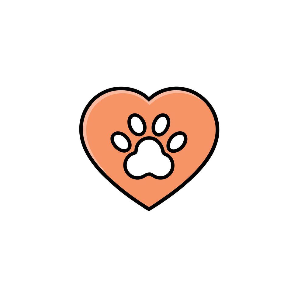 Heart Blossom Logo Design vector