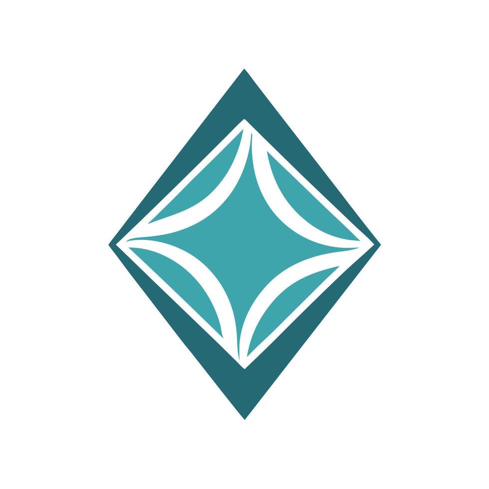 Geometric Rhombus Splitting Logo vector