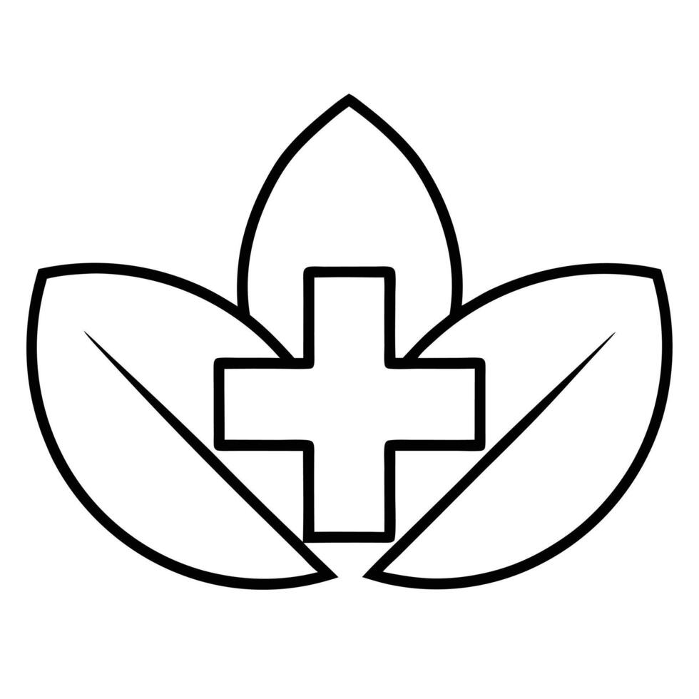 Medical Cross Smooth Transition Logo vector