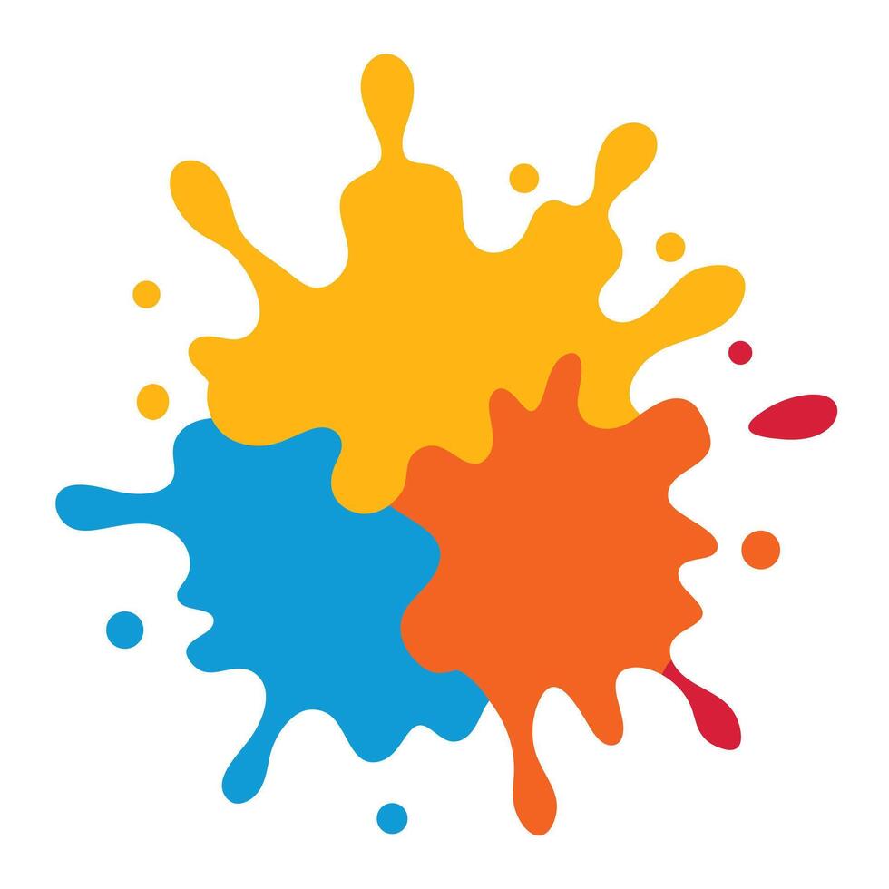 Ink Splash Floating vector