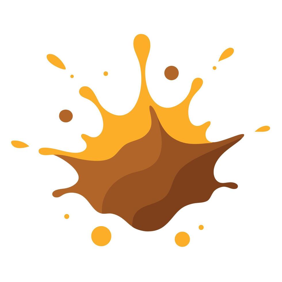 Elegant Chocolate Splash for Food Branding vector