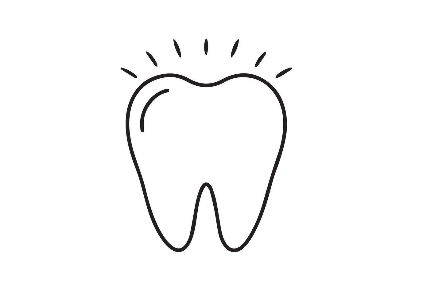 Tooth dentist icon vector
