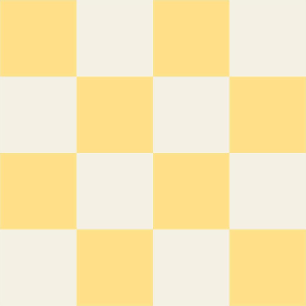 Vintage lime and bone white seamless checkered pattern vector