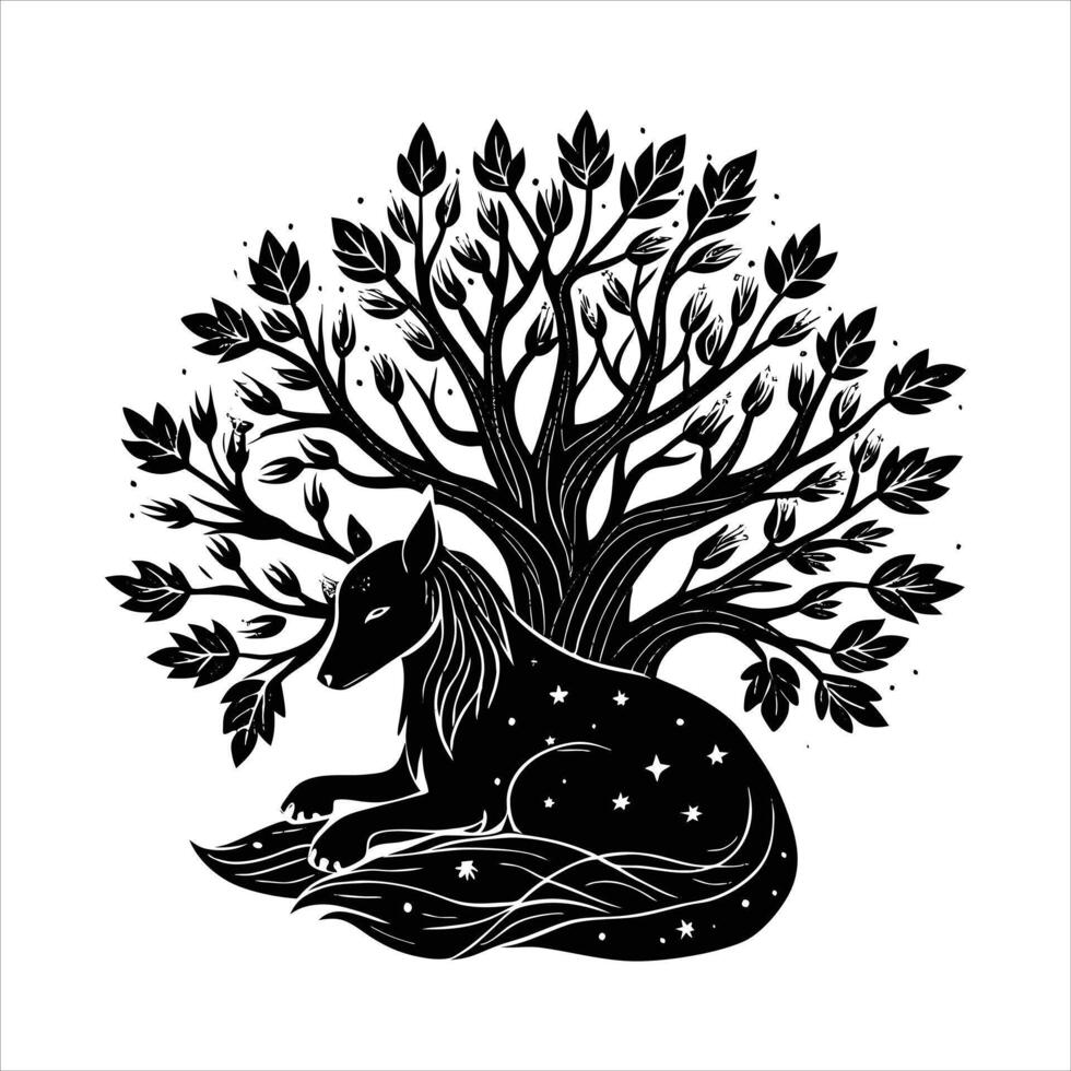 Mythical Creature Habitat vector