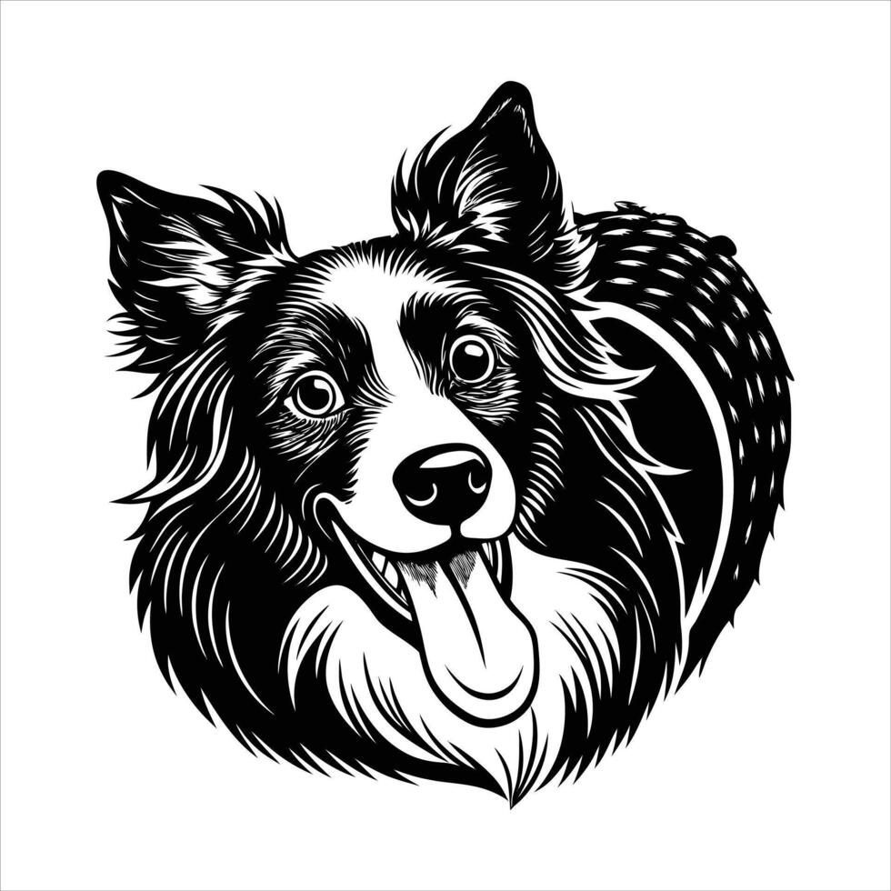 Dog Licking Camera Royalty vector