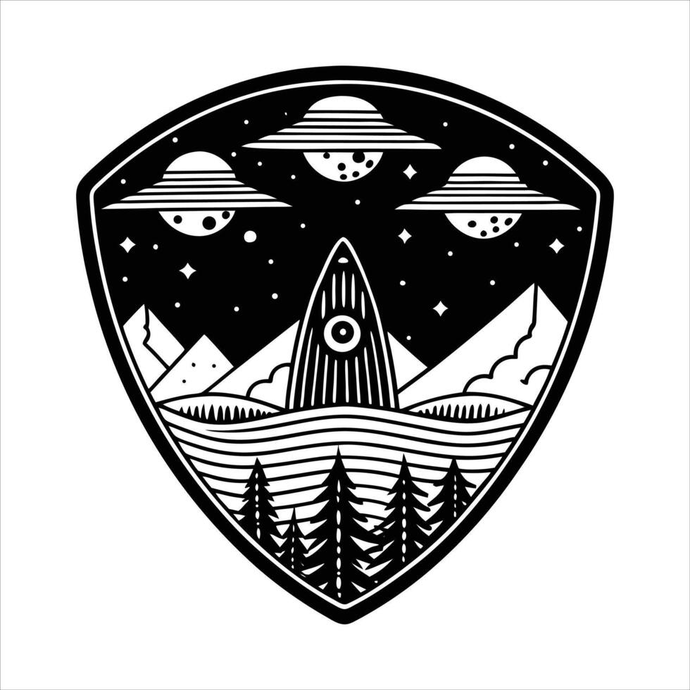 Surfboard Landscape Vectors