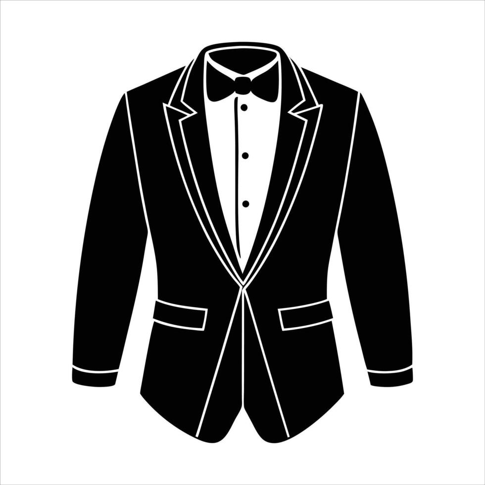Cropped Blazer Template vector