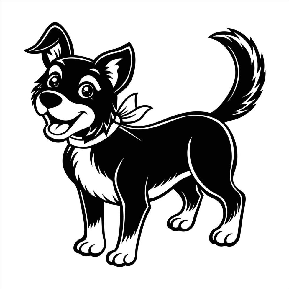 Dog Tail Wags and Movements vector