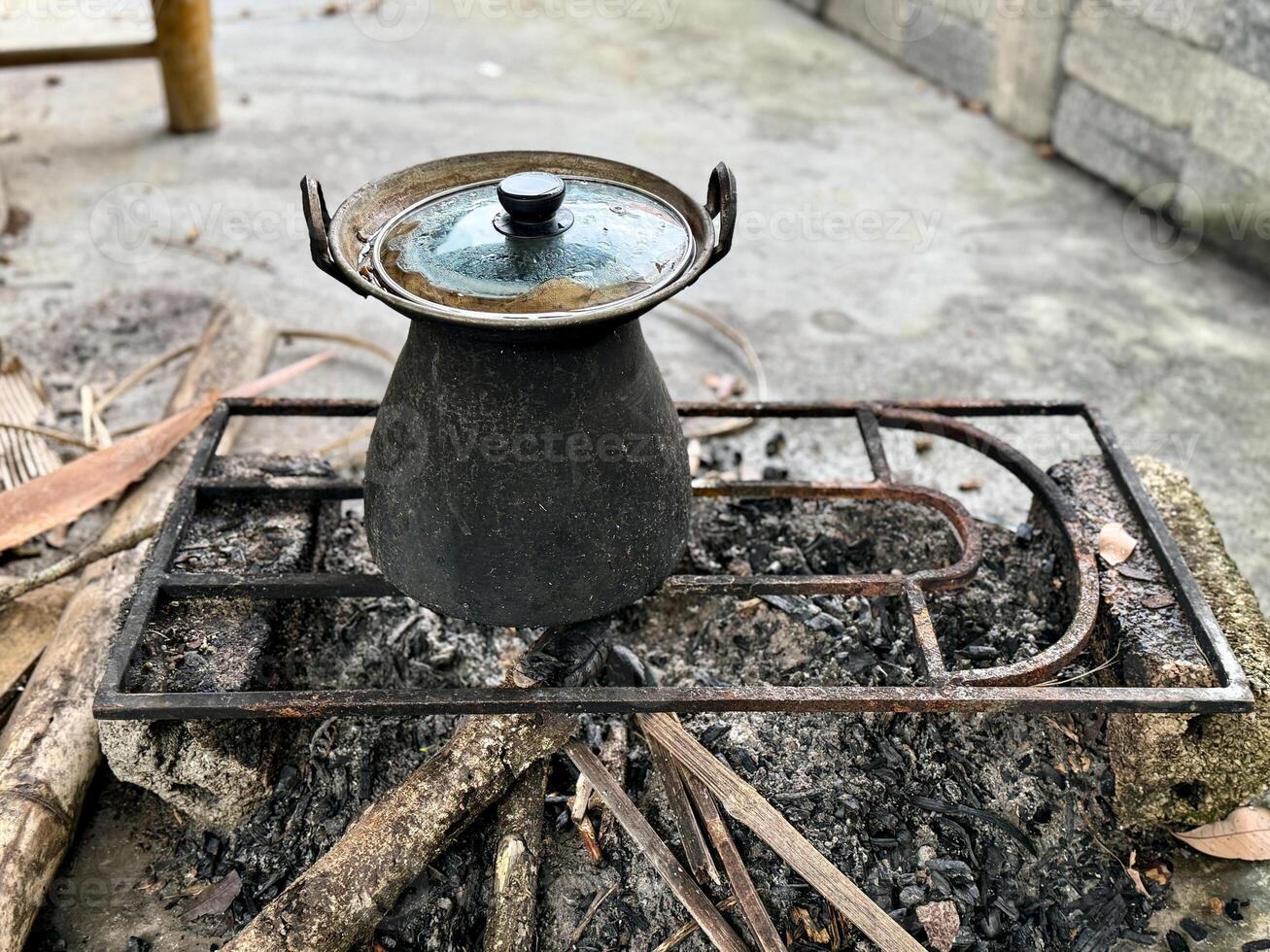 Kettle Over Open Fire photo
