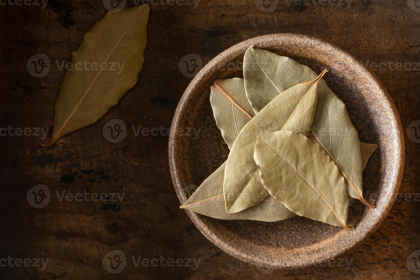 Bay Leaves in a Bowl photo