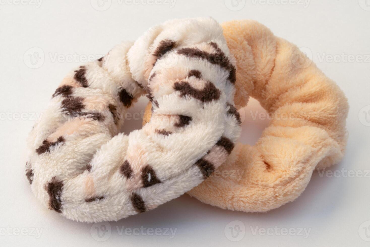 Fuzzy Hair Scrunchies photo