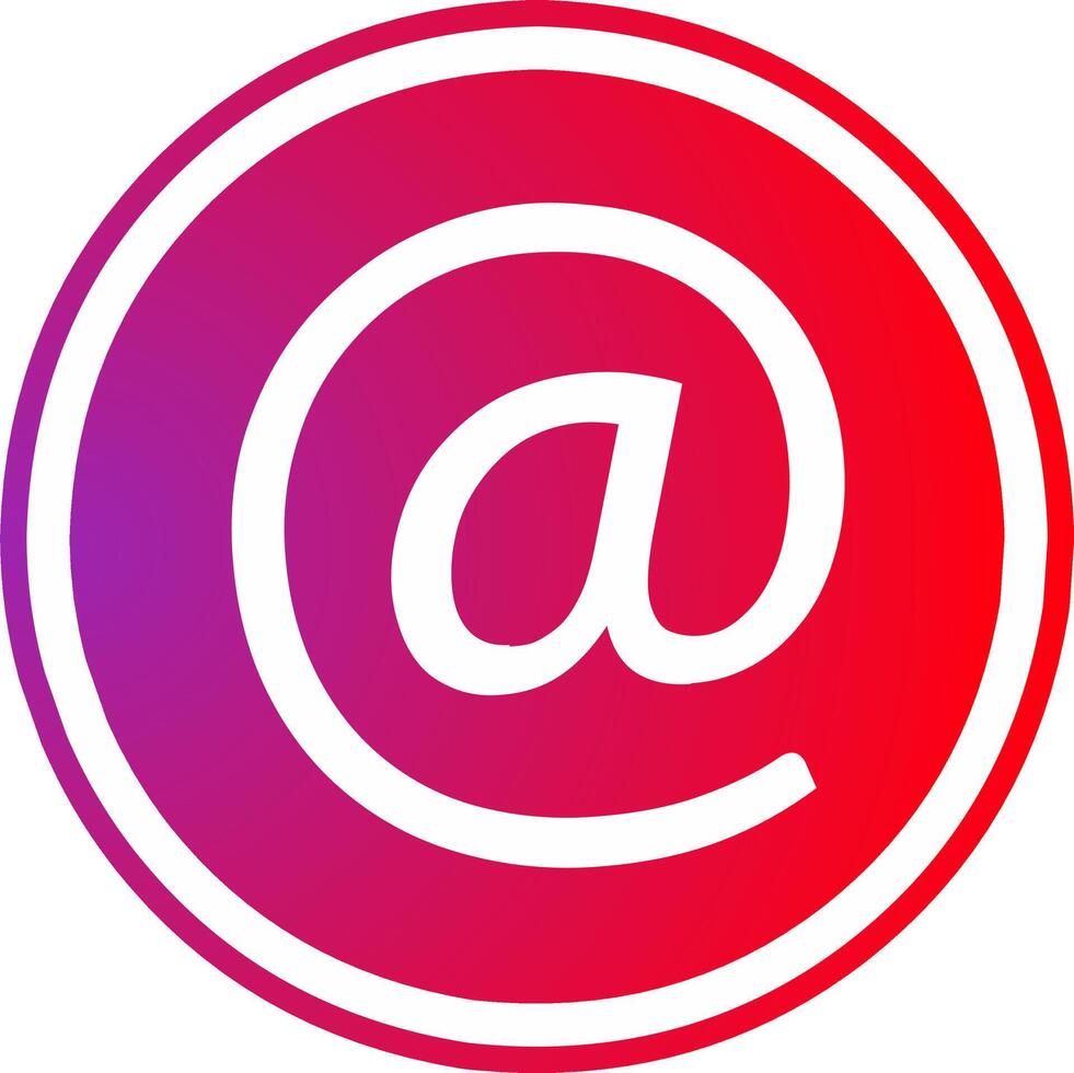 mail tag icon sign logo address button symbol . Fit for social media marketing education. vector