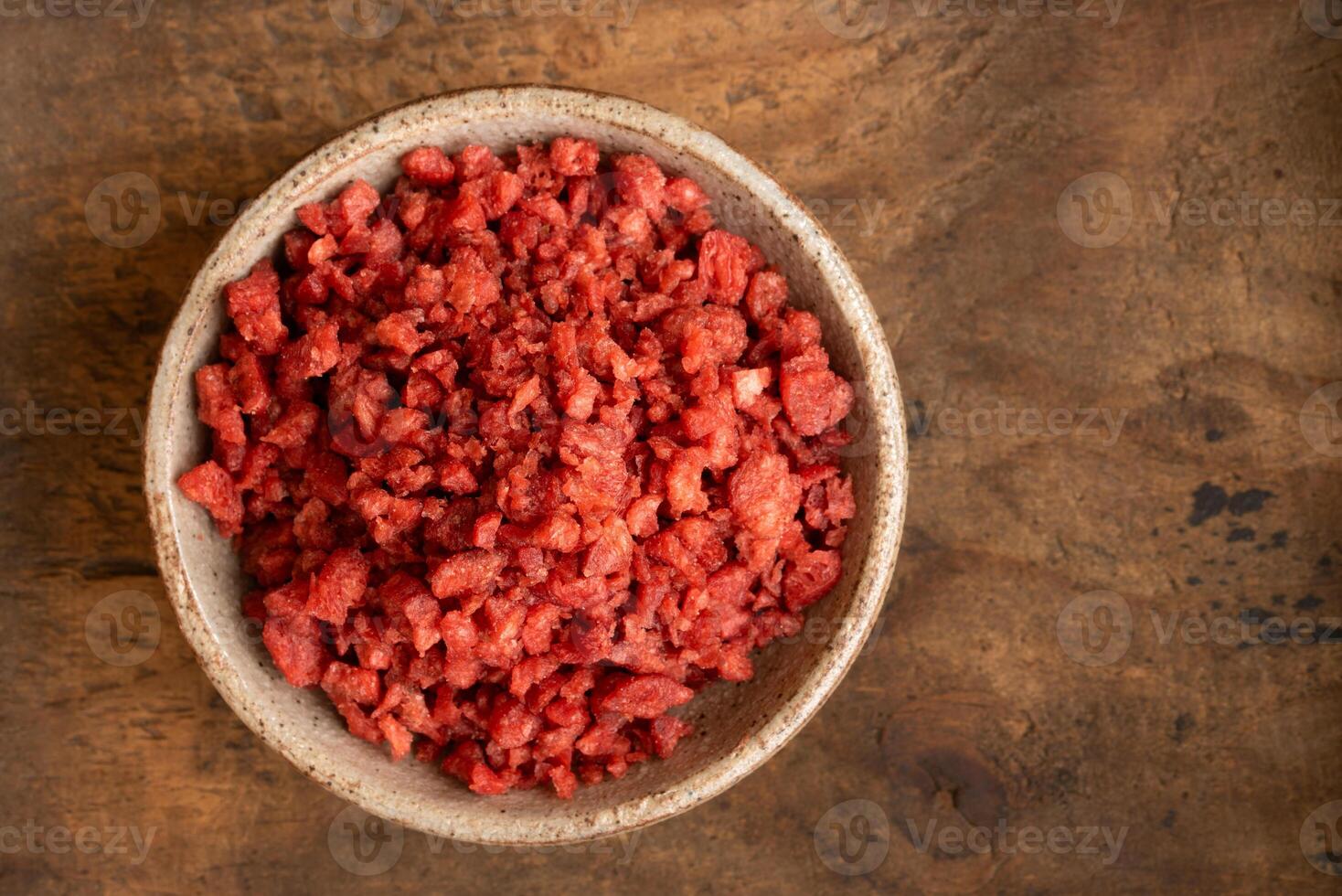 Dried Bacon Bits in a Bowl photo