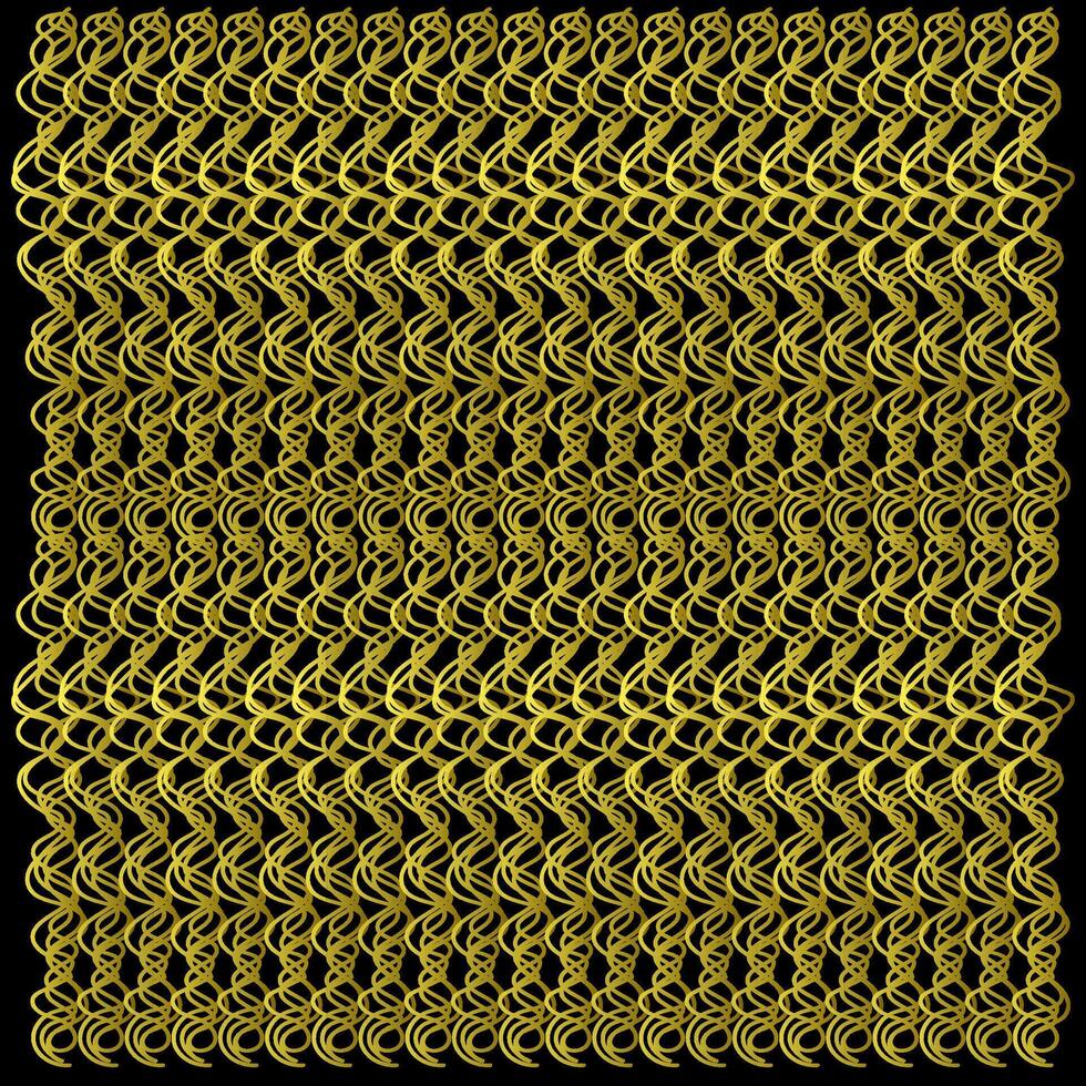 Abstract background in the form of golden knitted lace vector